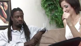 Getting a messy anal creampie and rubbing her clit with a