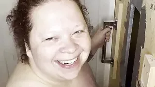 AnnabelleLeigh deepthroats BWC at gloryhole