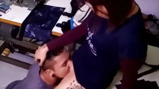 Alizz kat -At work My sexy boss fucks me for a salary increase - real camera