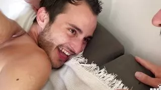 4 horny jocks have a bareback orgy with cumshot