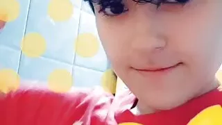 Naughty bunny shows her big ass