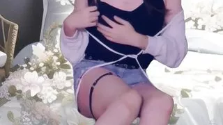 Hot Cute Ladyboy Cumming On Her Cute Bed Sexy Shemale Cumming Hot Stream