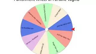 Wheel of fortune - Pussy punishment - try not to cum