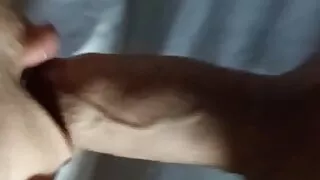 Alone in her room she ends up with the cock inside