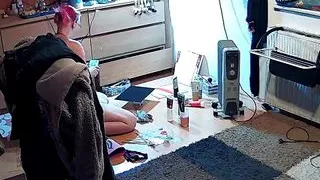 Caught painting nude again