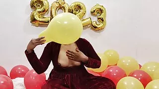 The best way for a very Happy New Year party fucking with girlfriend