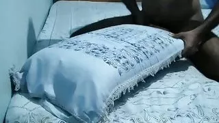 srilankan boy play on bed