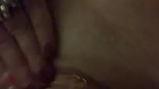 Very wet masturbation