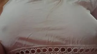 Playing with my big nipples - DepravedMinx