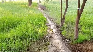 Beautiful garden sex hardcore village