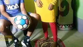 Soccer coach k bengali wife ki sath foot-baller Ka floor pe chudai
