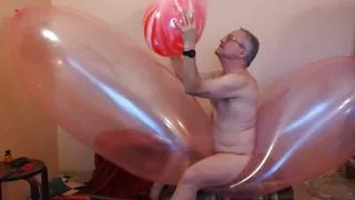 Balloonbanger 83) Ride Hump Pop Giant Blimp Balloon!