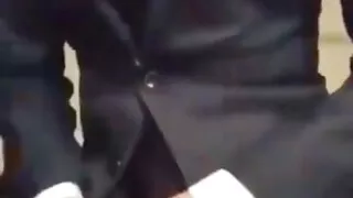 Shoot on leather shoes.