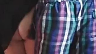 fucked a fat woman in the kitchen doggy style and cum in her mouth, she ate the sperm