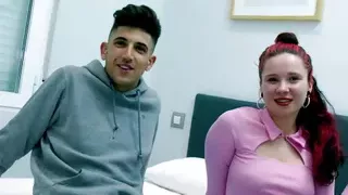 Redhead teen Inna takes us skating and shows her naked body in public