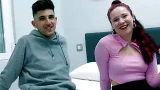 Redhead teen Inna takes us skating and shows her naked body in public