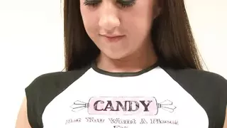 Slut with leopard lingerie shows off her nice assets