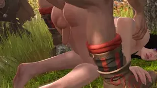 Yennefer Doggy Magic Futa Anal Breeding