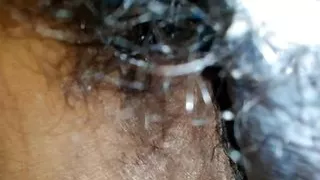 Aunty ji ke sath kambal me thandi ka  full maza  lete huye  cremy pussy crempie