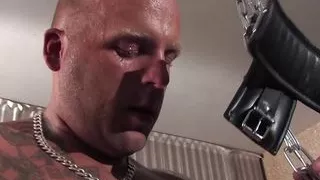 A slim German teen loves getting punished by her master