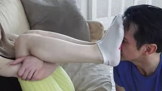 sock sniffing femdom