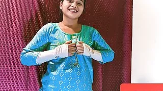 God me utha kar bhabhi ki chudai,hot housewife fucking in horny style by her stepbrother