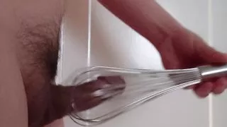 Kinky Wichsen Cumshots mit Ballonbesen