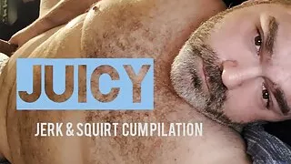 76CurvyNThick - JUICY - Cock Jerk and Squirt CUMpilation