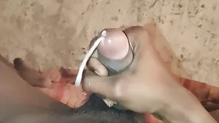 Hot Indian Boy Hardcore Shaking Her Big Cock cum shot With Hindi Dirty Talking