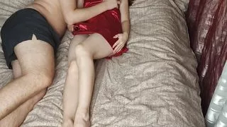 Tender kisses from sleepy stepsister - KarolinaOrgasm