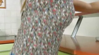 Horny and good looking German teen gets her hungry mouth filled