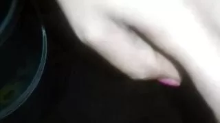 Fingring hairy pussy in bathroom