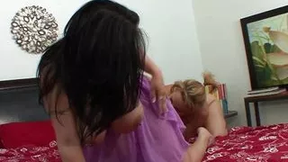 A Lesbian Experience Is Shared By Sheridan Love And Summer