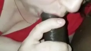 Bbwbootyful sucking bbc till he explodeds in my mouth