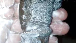 fucking with hand use white greem