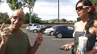 Tight Wet Pussy of Tall Skinny Thai Girl has a Surprise for Big Dick Guy who would be Sucked Hard to give his Cum