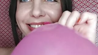 Balloon Fetish and Masturbation Video