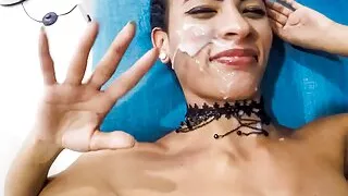 The BEST Real Amateur Latinas Begging For Facial Cumshot COMPILATION