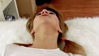 Beautiful and wild German teen getting her asshole filled with cum