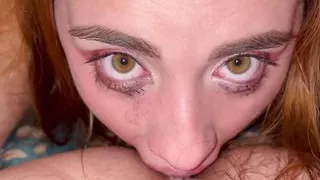 Submissive slut hard throatfuck face spitting rimming