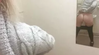 Classy Filth pisses in public sink