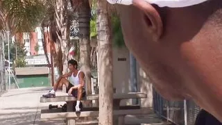 Young man waits for his hot lover and gets a great compilation of different sex positions until he cums hard