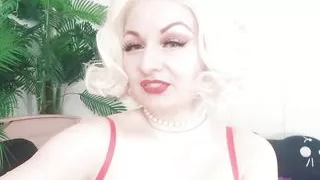 Cum Eating Instructions Encouragement - Gentle Positive FemDom POV video from pin up blonde Mistress Arya Grander