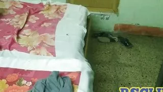 Tamil girl hard fucking  with classmate boy in oyo