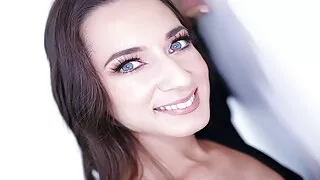 Freya Von Doom gives sloppy blowjob and bounces on cock