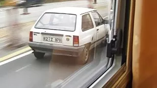 schoko girl is picked up on the street and fucked in the mobile home