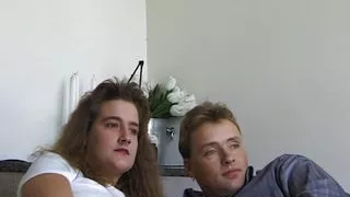 Young girl passionately sucks her big stepbrother's cock