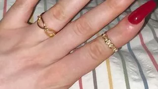 Im So In Love With My New Red Nails