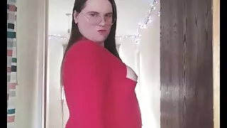 My slutty red top and heels