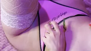 Teasing you with my perfect body! Touching myself and getting wet and horny!